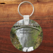 Porte-clés Chutes, Multnomah Chutes, Potland, Oregon (Recto)