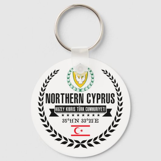 Porte-clés Chypre du Nord (Recto)