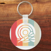 Porte-clés Cible de fléchettes Bullseye (Recto)