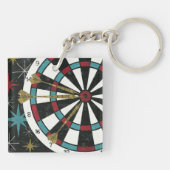 Porte-clés Cible de flechettes illustrative (Dos)