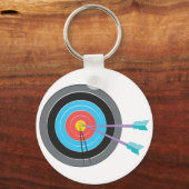 Porte-clés Cible de tir à l'arc (Recto)