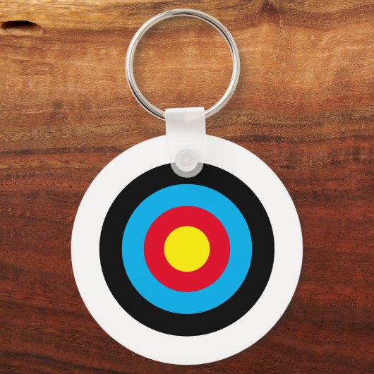 Porte-clés Cible de tir à l'arc (Recto)