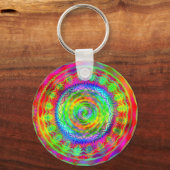 Porte-clés Cible Tie-dye (Recto)