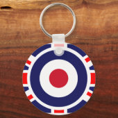 Porte-clés Cible Union Jack Mods Angleterre (Recto)