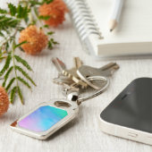 Porte-clés Ciel arc-en-ciel doux (Côté )