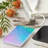 Porte-clés Ciel arc-en-ciel doux (Devant droit)