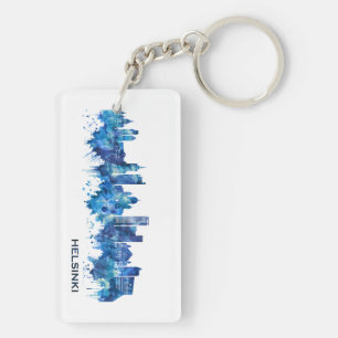 Porte-clés Ciel bleu Helsinki-Finlande