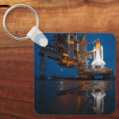 Porte-clés Ciel bleu pour le lancement de la navette spatiale (Recto)