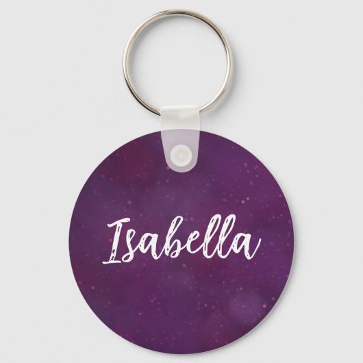 Porte-clés Ciel d'étoile violette (Recto)