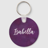 Porte-clés Ciel d'étoile violette (Verso)