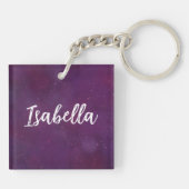 Porte-clés Ciel d'étoile violette (Dos)