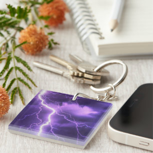 Porte-clés ciel magnifique, tonnerre