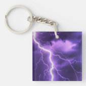 Porte-clés ciel magnifique, tonnerre (Devant)