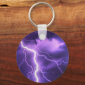 Porte-clés ciel magnifique, tonnerre (Recto)