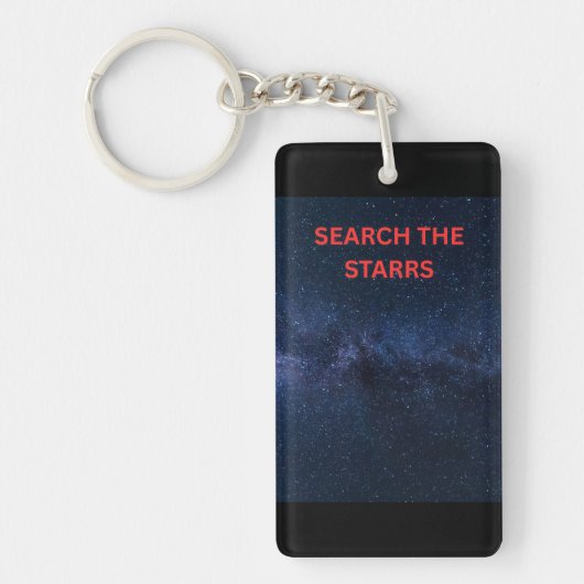 Porte-clés ciel nocturne Recherche des étoiles (Devant)
