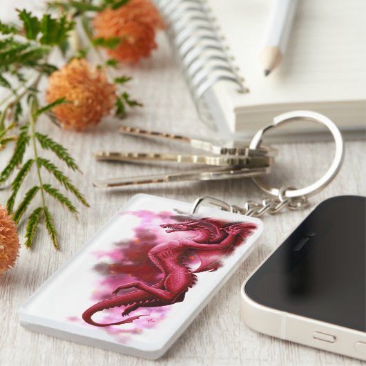 Porte-clés Ciel rouge le matin (Devant droit)