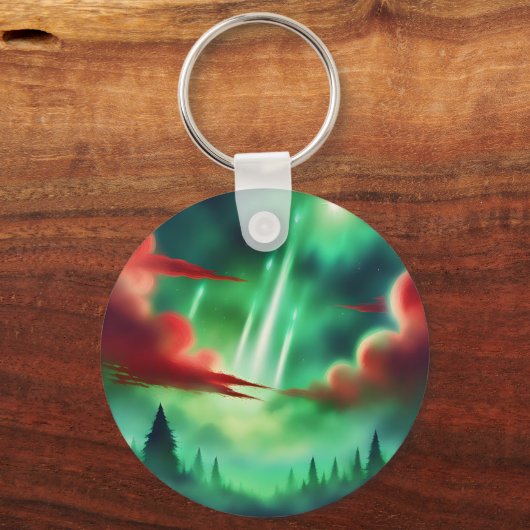 Porte-clés ciel vert (Recto)