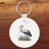 Porte-clés Cigogne (Recto)