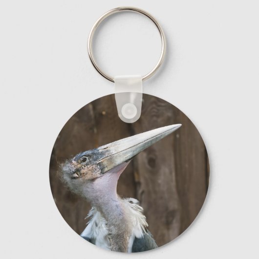 Porte-clés Cigogne marabou (Recto)