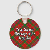 Porte-clés Cimier du clan Munro sur tartan (Verso)