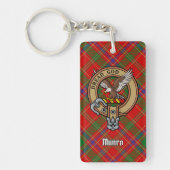 Porte-clés Cimier du clan Munro sur tartan (Devant)
