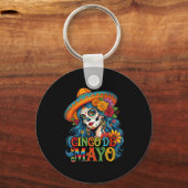 Porte-clés Cinco De Mayo Fête Mexicaine 5 Mai (Recto)