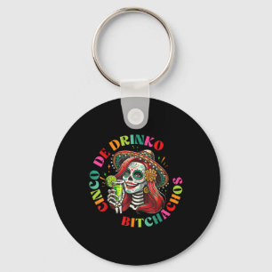 Porte-clés Cinco De Mayo Funny Parti Mexicain Cinco De Drinko
