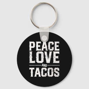 Porte-clés Cinco De Mayo Paix Amour Et Tacos Hommes Femmes Me