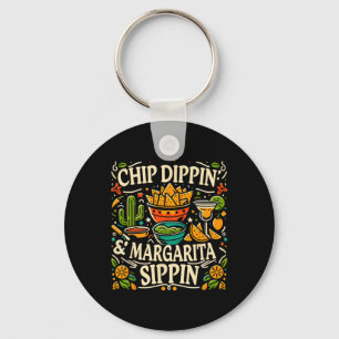 Porte-clés Cinco De Mayo - Plongée À Chip Et Sipping Margarit