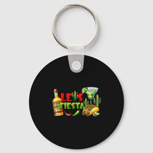 Porte-clés Cinco de mayo pour femmes fiesta squad (Recto)