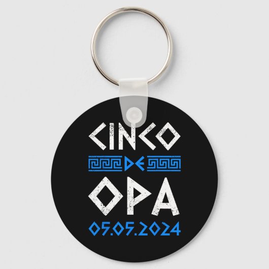 Porte-clés Cinco De Opa Drôle Cinco De Mayo Ea Grec Orthodoxe (Recto)