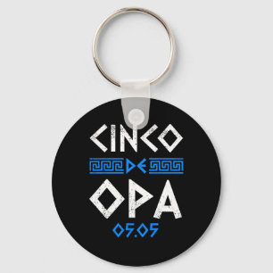 Porte-clés Cinco De Opa Drôle Cinco De Mayo Pâques Grec Ortho