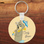 Porte-clés Cindy Bear tenant le parasol (Recto)