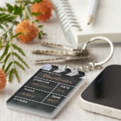 Porte-clés Cinéma de claquette (Devant droit)