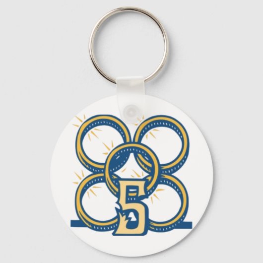 Porte-clés Cinq anneaux d'or ! (Recto)