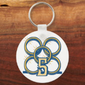 Porte-clés Cinq anneaux d'or ! (Recto)