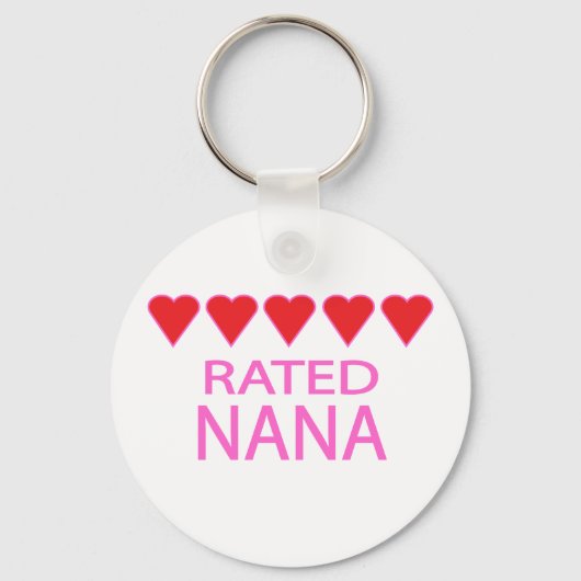 Porte-clés Cinq Coeurs Nana (Recto)