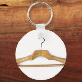 Porte-clés cintre en bois massif (Recto)