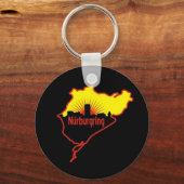 Porte-clés Circuit de Nurburgring Nordschleife, Allemagne (Recto)