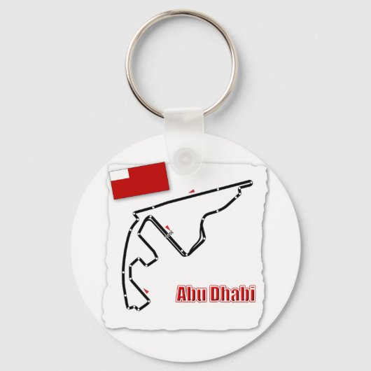 Porte-clés Circuit GP d'Abu Dhabi (Recto)