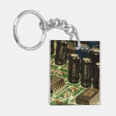 Porte-clés Circuits informatiques pour Technophiles PCB PCU (Devant gauche)