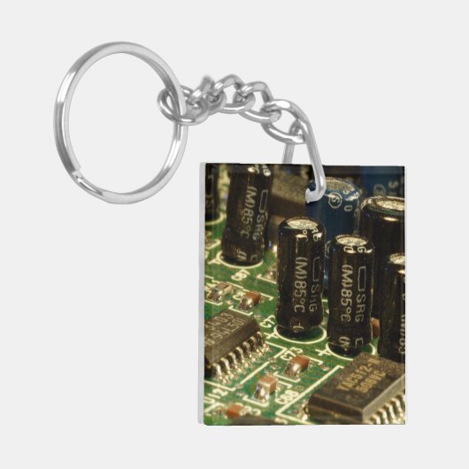 Porte-clés Circuits informatiques pour Technophiles PCB PCU (Devant gauche)