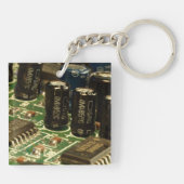 Porte-clés Circuits informatiques pour Technophiles PCB PCU (Dos)