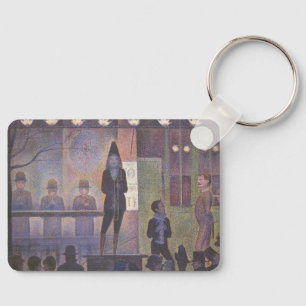 Porte-clés Circus Sideshow by Georges Seurat, Vintage Art