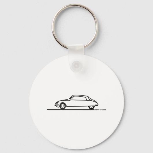 Porte-clés Ciroen DS 21 Pallas (Recto)