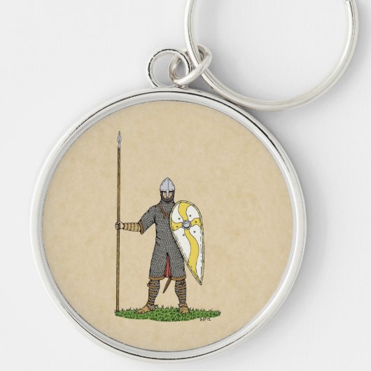 Porte-clés Cirque médiévale Norman Knight 1066 (Devant)