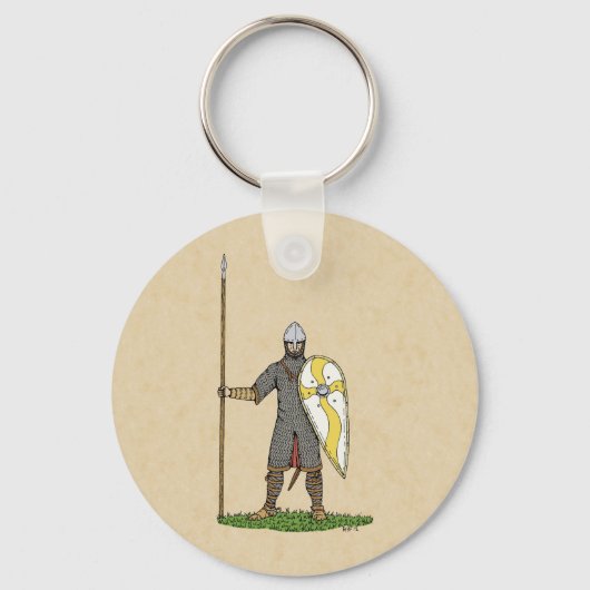Porte-clés Cirque médiévale Norman Knight 1066 (Recto)