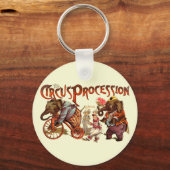 Porte-clés Cirque Procession Elephant Antique (Recto)