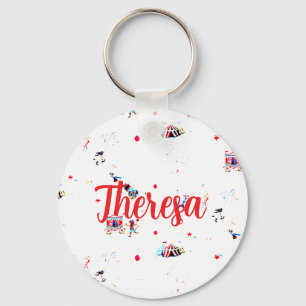 Porte-clés cirque sur mesure inspiré de la fête d'anniversair