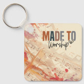 Porte-clés Citation chrétienne inspirée faite pour le culte (Recto)